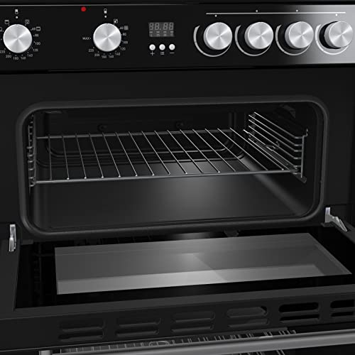 Hisense HDE3211BBUK 60cm Electric Cooker with Ceramic Hob-Black