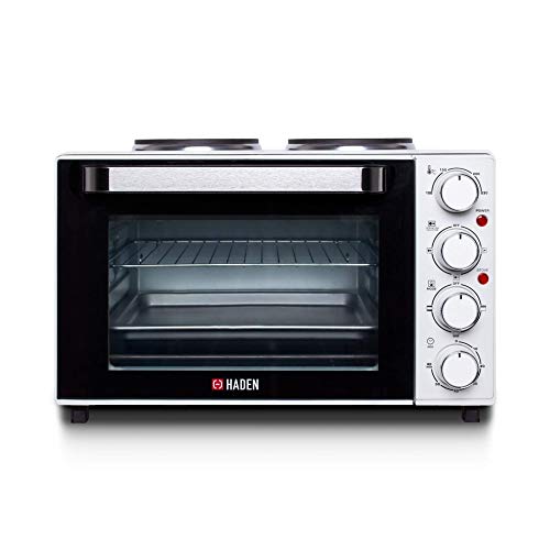 Haden 25L Mini Oven with Grill, Hot Plates - 1400W Electric Cooker