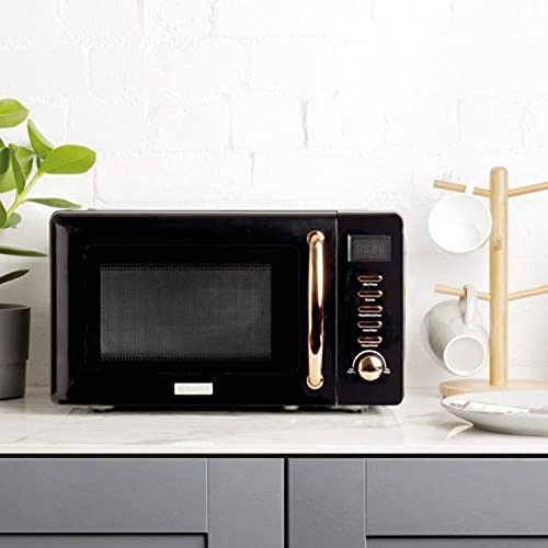 Haden Salcombe Microwave, 800W, 5 Power Levels, 8 Auto Cook Functions