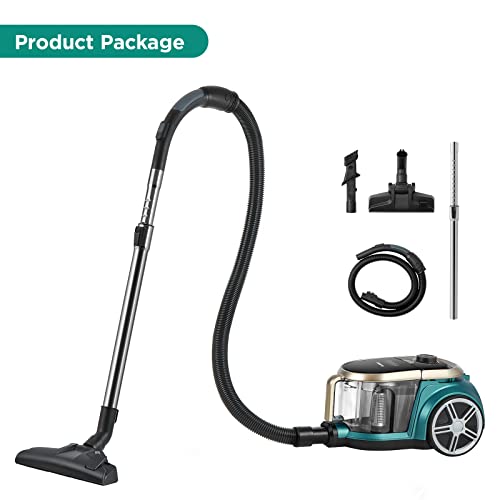 Eureka Apollo Bagless Canister Vacuum - Lightweight, 800W