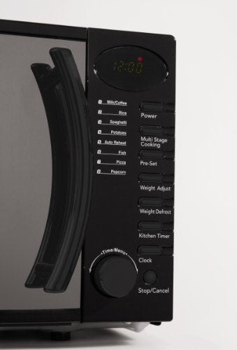 Russell Hobbs RHM1714B 17L Black Digital Microwave: Timer, Defrost