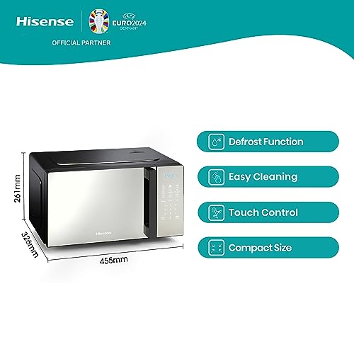 Hisense 700W 20L Digital Solo Microwave, White