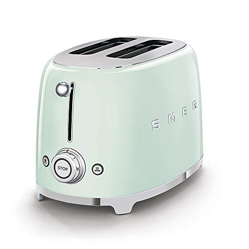 Smeg TSF01CRUK Retro Style 2 Slice Toaster - Cream