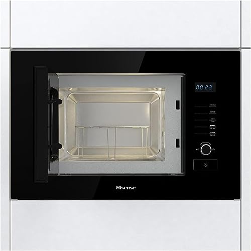 Hisense HB25MOBX7GUK Integrated Microwave With Grill, Black