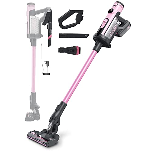 Henry Hetty Quick HET.100, Cordless Stick Vacuum, Pink, 300 W, 1 Liter