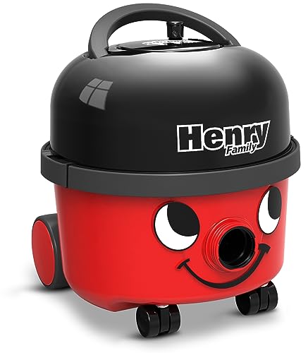 Numatic Henry Turbo Vacuum Cleaner - 620W, 9L, Red/Black