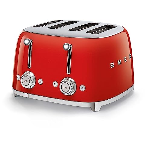 Smeg TSF01CRUK Retro Style 2 Slice Toaster - Cream