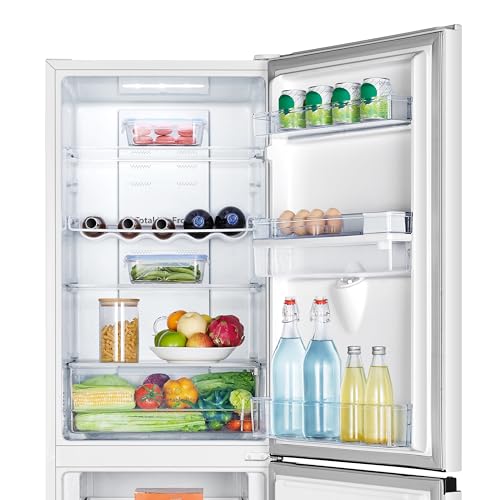 Hisense RB327N4WWE 55cm Fridge Freezer, 251L, Non-plumbed Dispenser