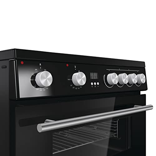 Hisense HDE3211BBUK 60cm Electric Cooker with Ceramic Hob-Black