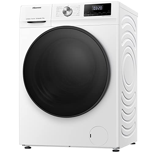 Hisense WFQA1014EVJM 10kg Freestanding Washing Machine - White