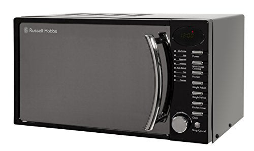 Russell Hobbs RHM1714B 17L Black Digital Microwave: Timer, Defrost