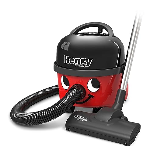 Numatic Henry Turbo Vacuum Cleaner - 620W, 9L, Red/Black