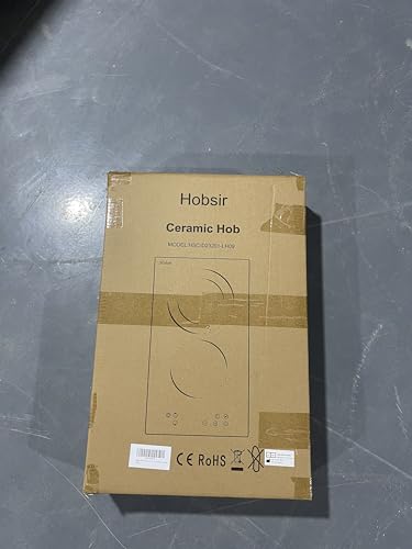 Hobsir 60cm Ceramic Electric Hob - Touch Control, 4 Zones, 6000W