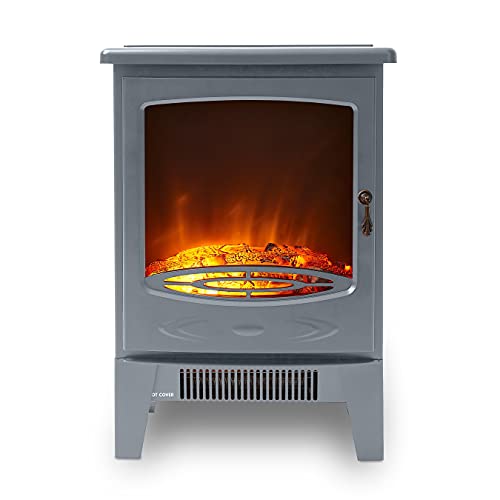 Warmlite WL46022 Elmswell Contemporary Stove: 2000W, Black