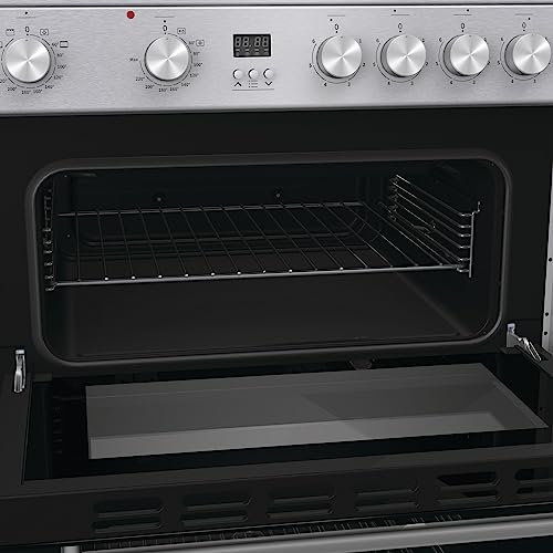 Hisense HDE3211BBUK 60cm Electric Cooker with Ceramic Hob-Black