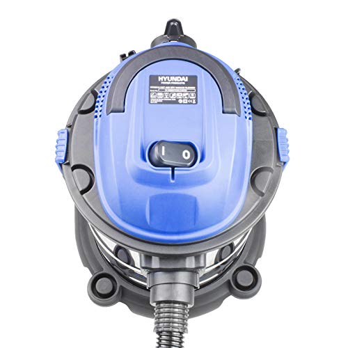 Hyundai 3000W Wet and Dry Vacuum: 100L Capacity, 5m Cable