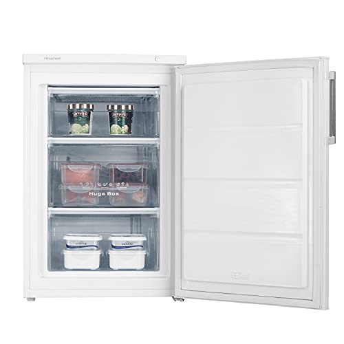 Hisense RL170D4BWE 56cm Under Counter Fridge, 132L Auto Defrost, White