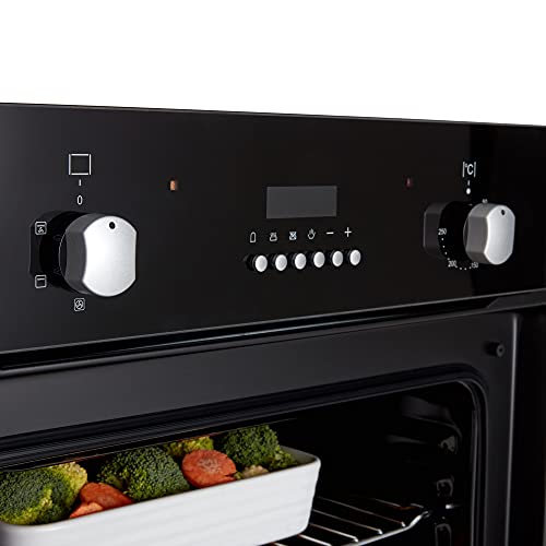 Cookology FOD60BK Built-in Electric True Fan Oven, Black