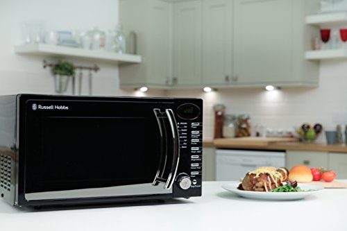 Russell Hobbs RHM1714B 17L Black Digital Microwave: Timer, Defrost