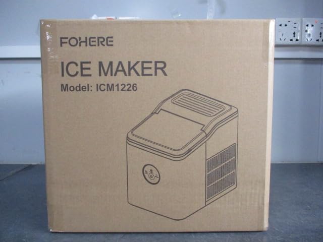 FOHERE Countertop Ice Maker - 28lbs/24Hrs, LED Display