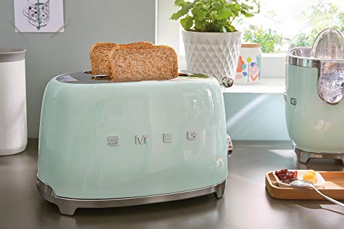 Smeg TSF01CRUK Retro Style 2 Slice Toaster - Cream