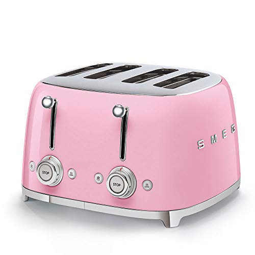 Smeg TSF01CRUK Retro Style 2 Slice Toaster - Cream