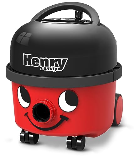 Numatic Henry Turbo Vacuum Cleaner - 620W, 9L, Red/Black