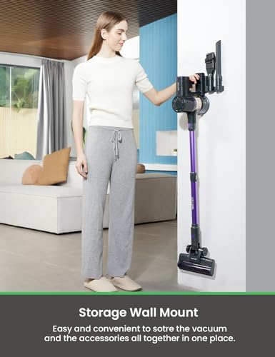 Vactidy V8 Pro Cordless Vacuum: Upgraded Floor Brush, Touch Display