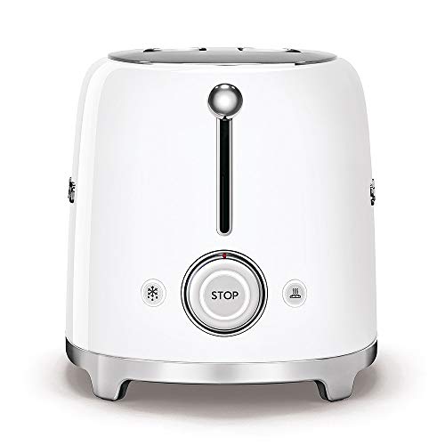 Smeg TSF01CRUK Retro Style 2 Slice Toaster - Cream