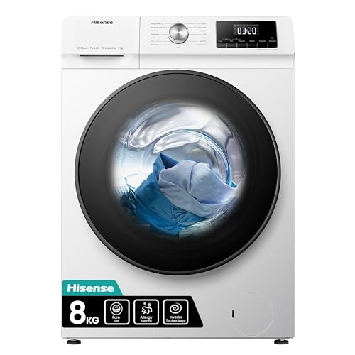 Hisense WFQA1014EVJM 10kg Freestanding Washing Machine - White