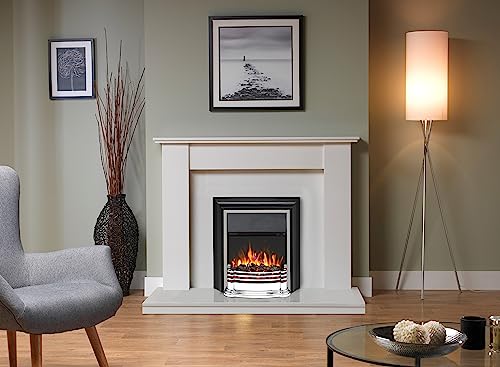 Dimplex Cheriton Deluxe Optiflame Electric Fire, Brass/Black