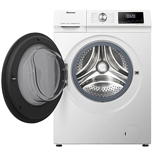 Hisense WFQA1014EVJM 10kg Freestanding Washing Machine - White