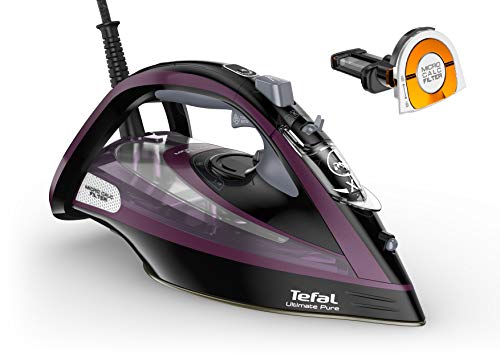 Tefal Ultimate Pure Steam Iron - 260g/min Steam, 3100W,Black/Rose Gold