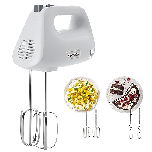 Kenwood Hand Mixer, 5 Speeds, 450W, HMP30.A0WH, White