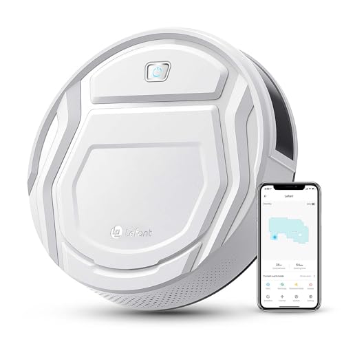 Lefant M210 Robot Vacuum,2200Pa, Wi-Fi/App/Alexa, Pet Hair, Hard Floor