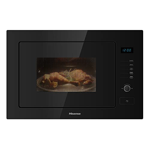 Hisense HB25MOBX7GUK Integrated Microwave With Grill, Black