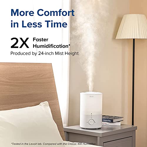 LEVOIT Smart Warm&Cool Humidifier: 4.5L, Top-Fill, Voice Control