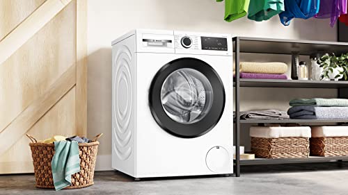 Bosch WGG04409GB Washing Machine, 9kg, White, Freestanding