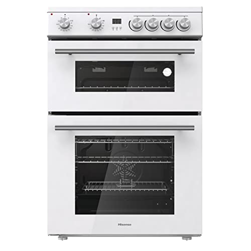 Hisense HDE3211BBUK 60cm Electric Cooker with Ceramic Hob-Black