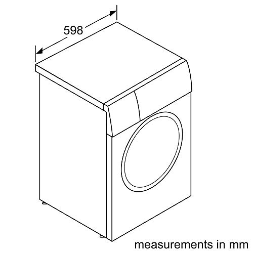 Bosch WGG04409GB Washing Machine, 9kg, White, Freestanding