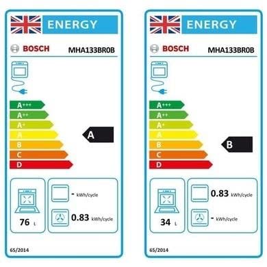 Bosch Serie 2 Stainless Steel Electric Oven, A Energy, 66L