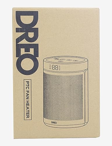 Dreo 1500W Ceramic Heater | Thermostat, 3 Modes, 12H Timer