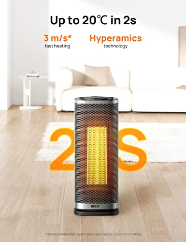 Dreo 16 Inch Electric Heater, 1800W Space Heater with Remote Control