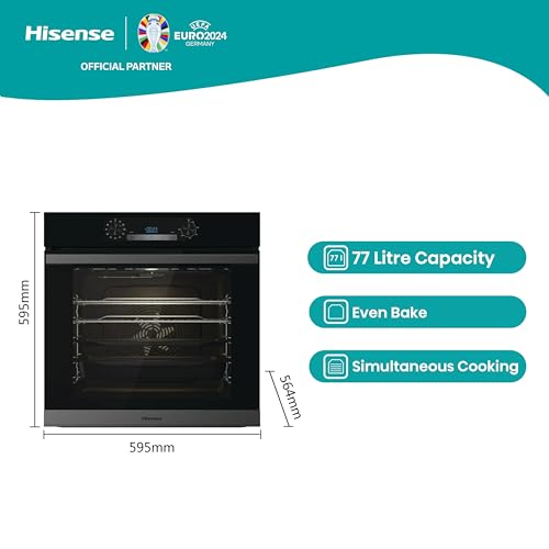 Hisense BI62212ABUK Built-in Electric Single Oven, Black