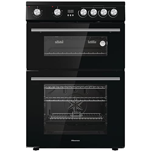 Hisense HDE3211BBUK 60cm Electric Cooker with Ceramic Hob-Black