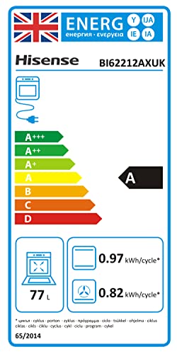 Hisense BI62212ABUK Built-in Electric Single Oven, Black