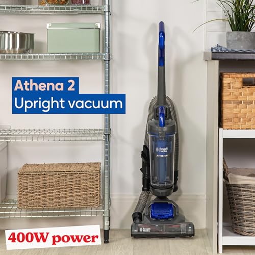 Russell Hobbs Athena2 Vacuum: 2L, 400W, Grey/Blue, Swivel RHUV5101