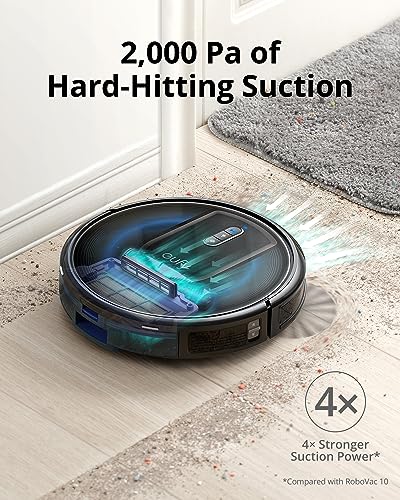 eufy RoboVac G30 - Smart Navigation, 2000Pa Suction, Wi-Fi