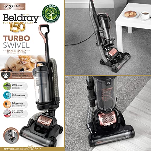 Beldray Turbo Swivel Upright Vacuum: Cyclonic, Lightweight