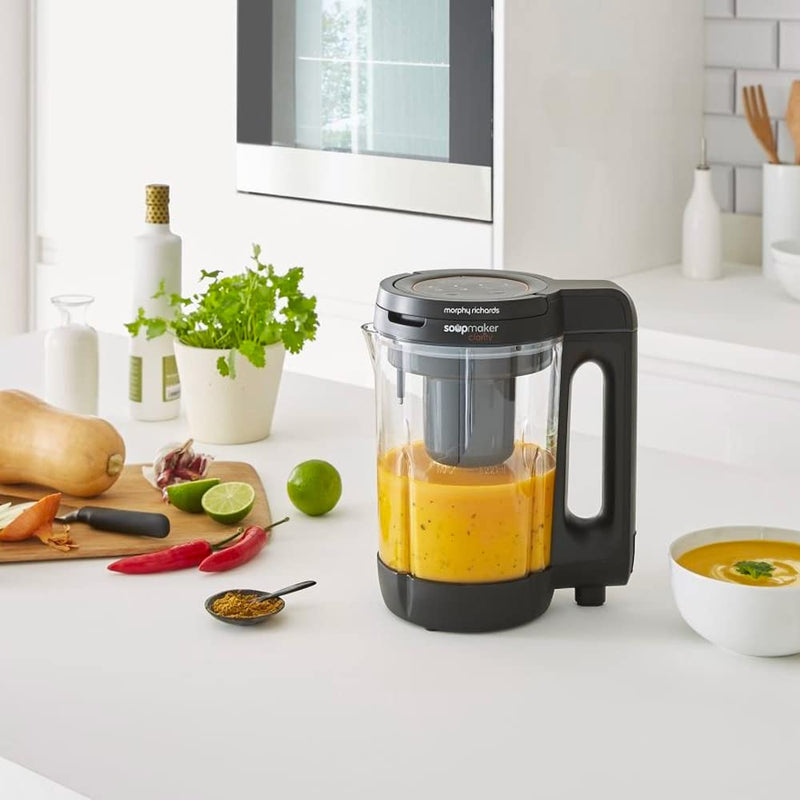 Morphy Richards 1.6L Clarity Soup Maker: Portion Control, 9 Settings